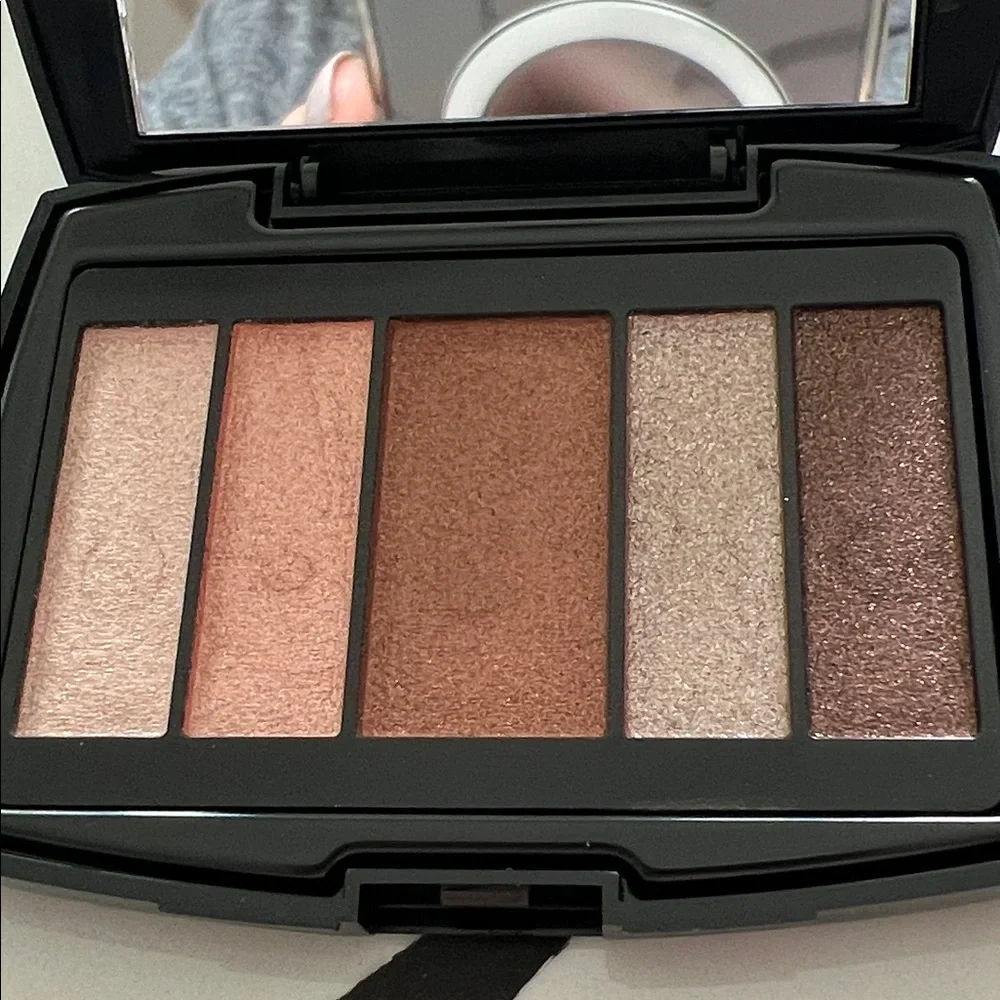 NWT Lancôme Eyeshadow 5Palette HWSNOW metalic PinkCopperGoldSilverBronzeBrown